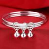 New Ancient method/Passing Down Through Three Generations and Three Lifetimes Silver-plated Women's Closed Bangle Source Factory