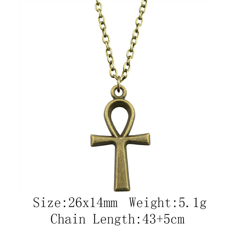 Birthday Gifts Boho Necklace Cross Skull Necklace On The Neck 43cm Chain Women's Bag Long Necklace