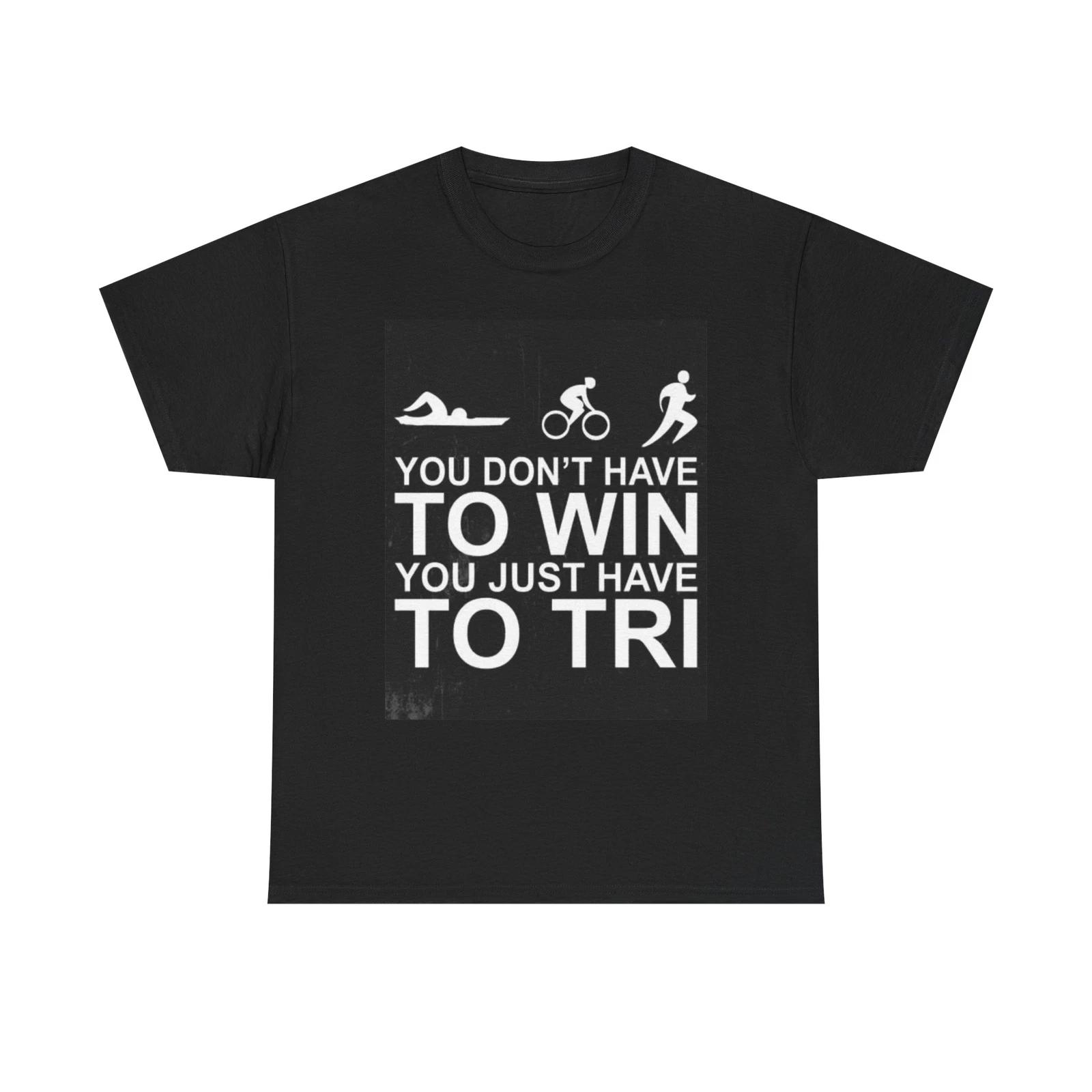 Men s and Women s T-shirts Tri Athlon Graphic XXL