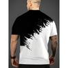 Men's Faith Graphic Printed T-shirt, Short-sleeved Round Neck T-shirt, Summer Outdoor Men's Clothing