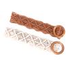Vintage Breite Böhmische Gürtel Für Frauen Runde Holz Schnalle Geflochtenes Seil Gürtel Weiblich Lässig Häkeln Boho Kleid Taillenband