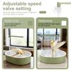 Pet Bird Bath Adjustable Water Flow Parrot Shower Fountain with Speed Control Valve and Quiet Water Pump Bird Cage Accessories
