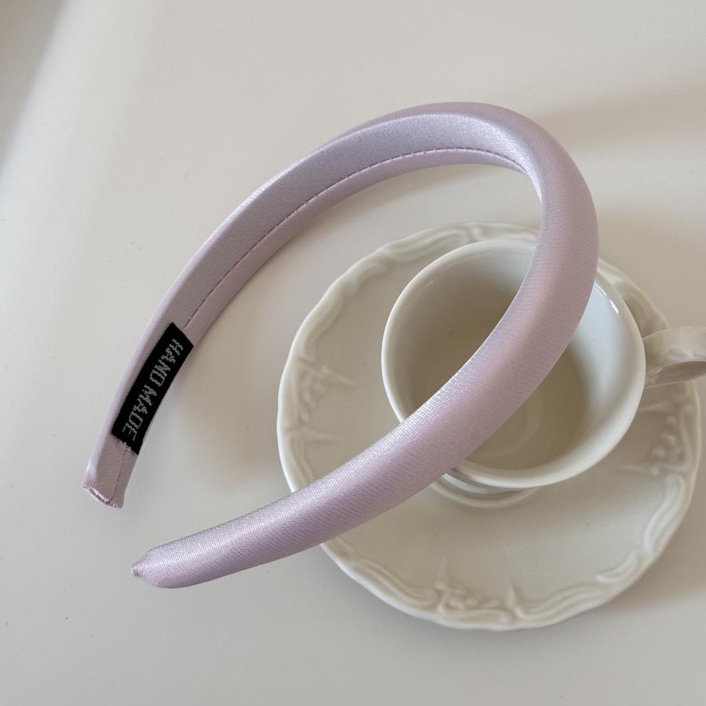 Cream-colored Texture Sponge Hairband for Girls with A Sweet Small Headband Style Hairpin