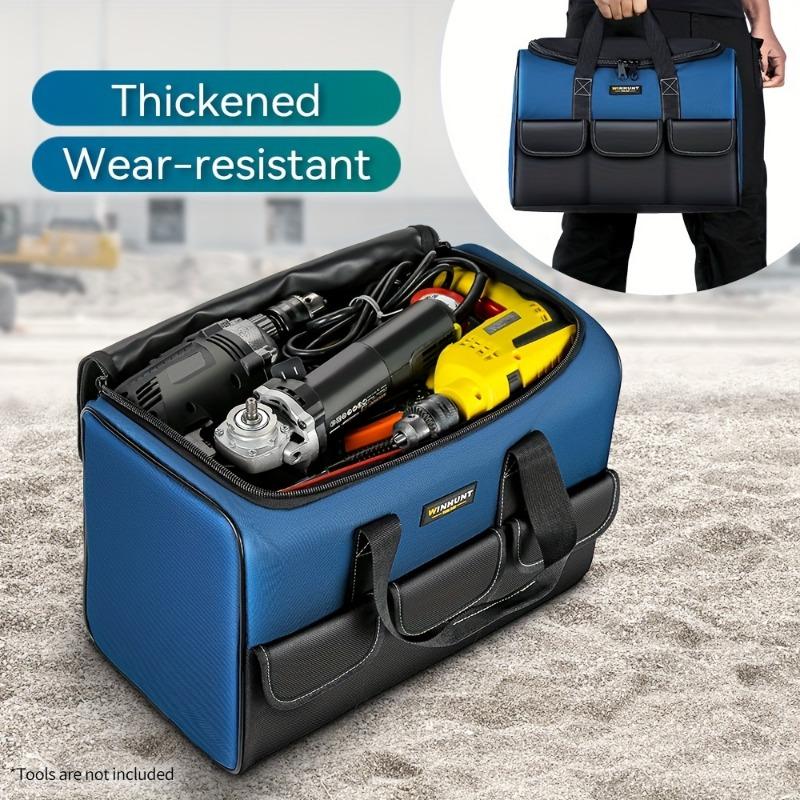 Hot Sale Upgrade Heighten large capacity Tool Bag Thickened 1680D Oxford Waterproofed Wear-Resistant Electrician Storage Toolkit
