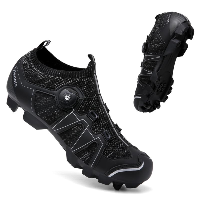 Men MTB Cycling Shoes Breathable Cleats Road Bike Shoes Racing Speed Sneakers Women Mountain Bicycle Footwear for Shimano SPD SL