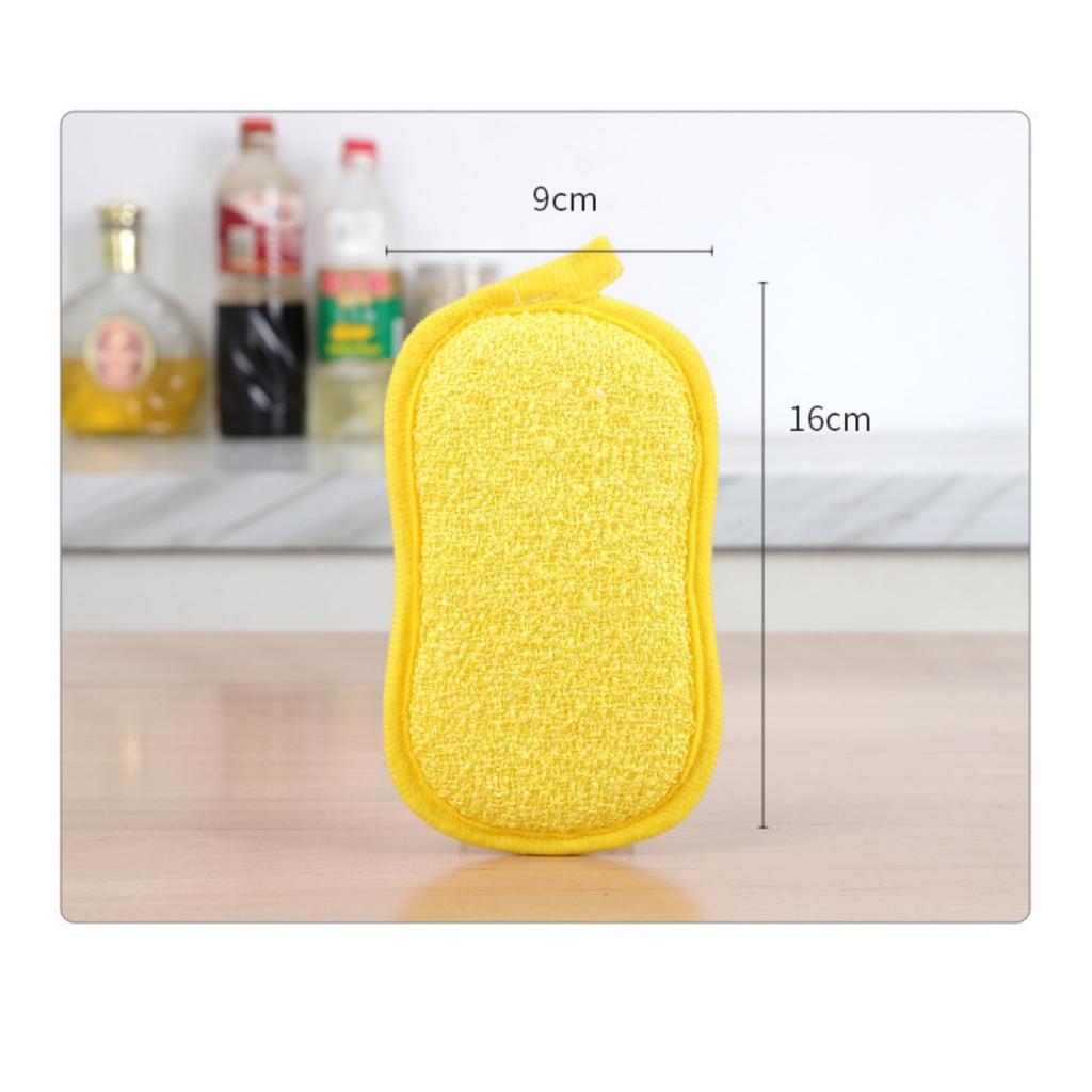 Multi Functional Sponge Wipe, Washable and Reusable, Suitable for Kitchen, Bathroom, and Washing Dishes Without Shedding Hair, with Random Colors