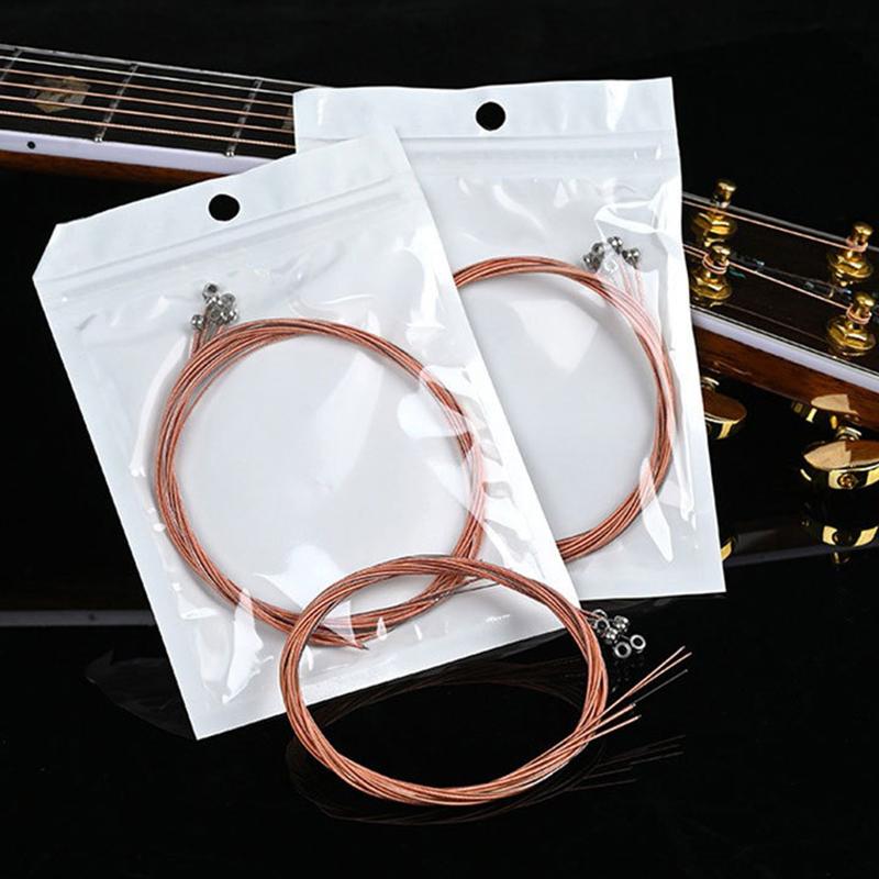 Copper Guitar Strings with 3 IN 1 Guitar String Change Tool Multifunction Replacement Parts Set Musical Instrument Accessory ZYF