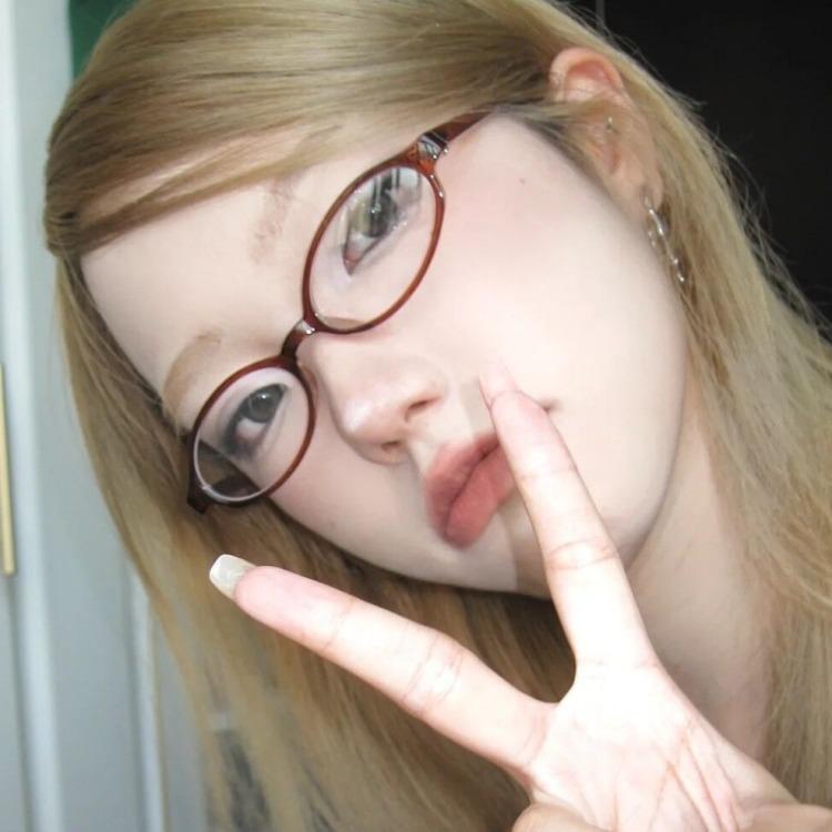 Retro modrozelený oválný brýlový rám - Styl influencerky Xiaohongshu, evropský a americký design, kompatibilní s myopickými dioptriemi