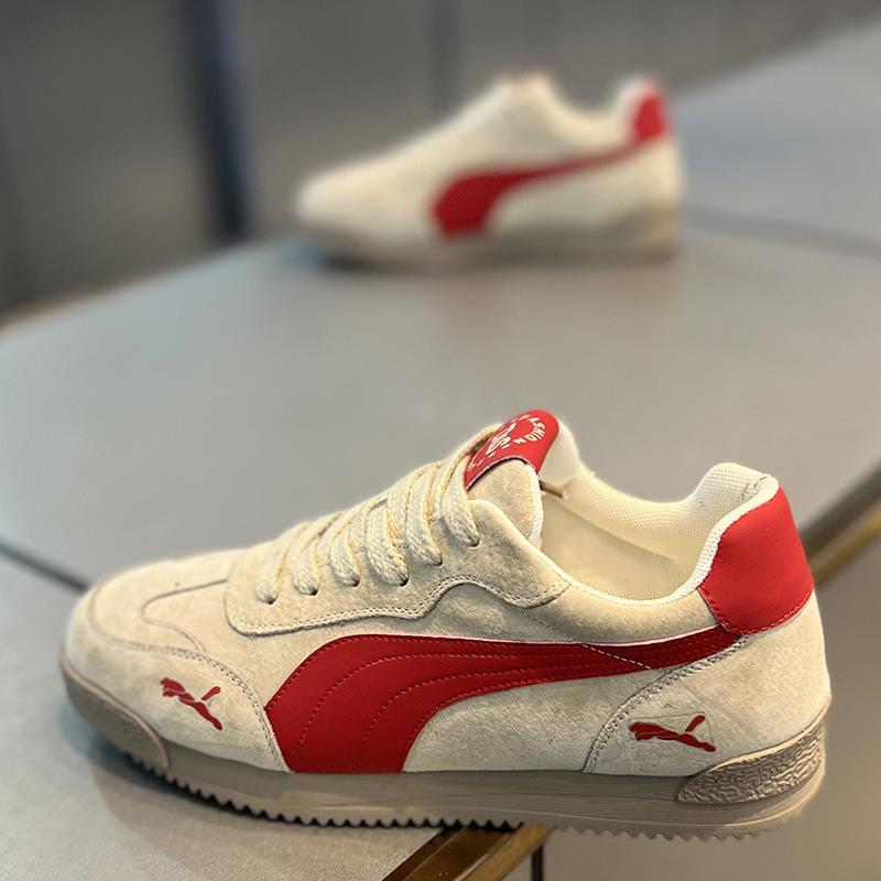 2025 Retro Herren Wildleder Niedrige Schnür-Freizeitschuhe