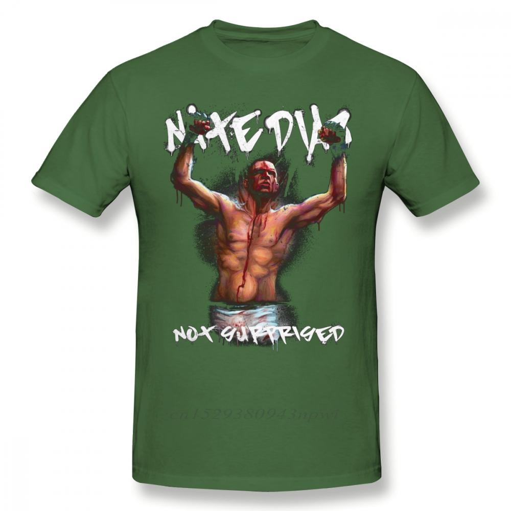

For Men Nate Diaz Is Not Surprised T Shirt Cool MMA Tee Shirt 100 Cotton Big Size Camiseta 4XL