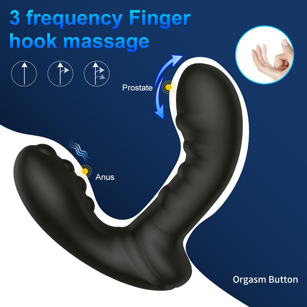 Male Prostate Massager Wiggle Anal Vibrator For Men Wireless Control Butt Plug Vibrating Anus Masturbator Sex Toys For Couples
