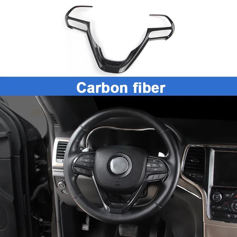 For Jeep Grand Cherokee 2014 2015 2016 2017 2018  Car ABS Steering Wheel Button Frame Cover Trims Auto Interior Accessories