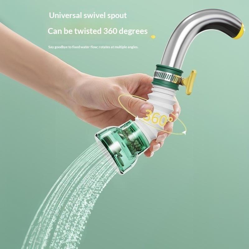 Faucet Water Filter With 360 Degree Rotation Anti Splash Design Efficient Purification For Kitchen Bathroom Sink Daily Home Use