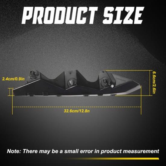 2x Front Bumper Cover Bracket Retainer For 2007-2012 Nissan Sentra Base/S/SE-R