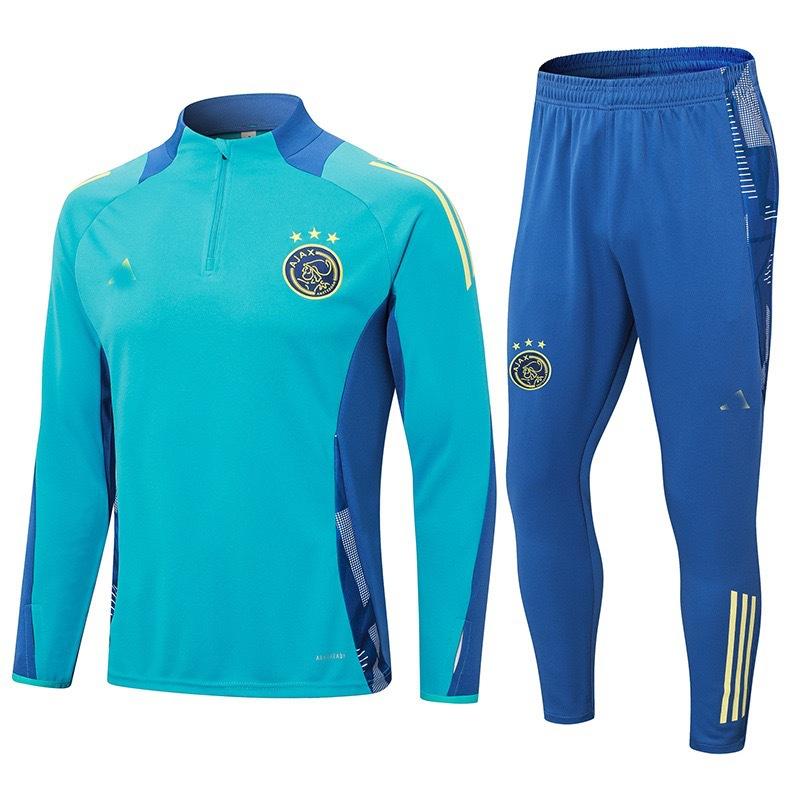 Autumn And Winter Real Madrid Barcelona Arsenal Training Suit Long Sleeve Half Zipper Football Suit Sportswear Adult Suit