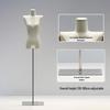 Korean Style Women's Clothing Display Mannequin with Flat Chest and Square Shoulders