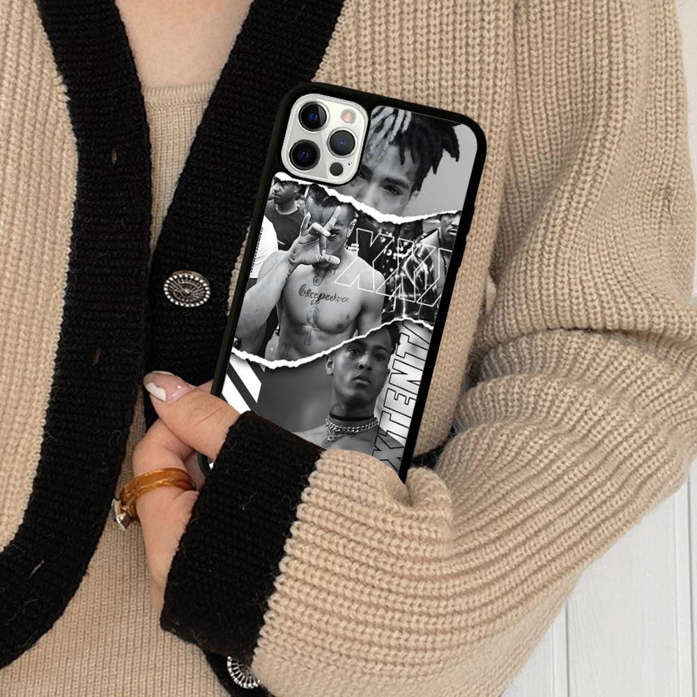 Rapper X-XXXTentacionS Phone Case For IPhone 17 16 15 14 13 Plus 12 11 Pro Max PC+TPU Cases Back Cover