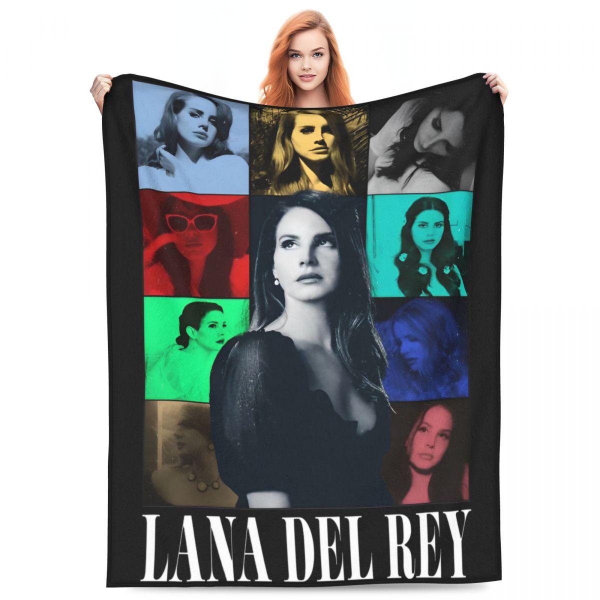 Lana Del Rey Eras Tour Blanket Velvet Decoration Breathable Ultra-Soft Throw Blanket for Home Bedroom Bedding Throws 75X95CM