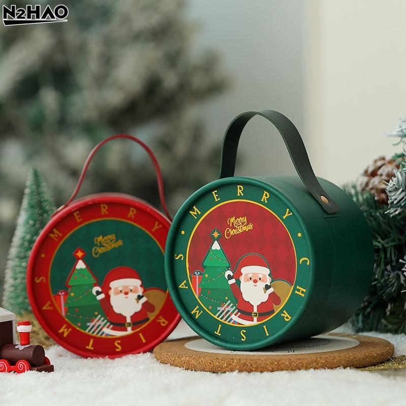 2025 Eco-Friendly Christmas Apple Box Gift Box Christmas Eve Christmas Fruit Packaging Box Christmas Gift Box (excluding Apples)