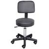 Swivel Salon Chair w/ Padded Seat Back 5 Wheels Adjustable Height Salon Hairdressers Tattoo Spa Rolling Black