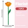 Romantic Eternal Block Flower Bundle Children's Assembly Puzzle Toys Nature Flower Bundle Girl Gifts Festival Gift Toys