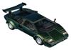 Freestyle Finclassically Scale Countach LP5000S Canepa Green with Complete Model FY64091 1/64 Wing,