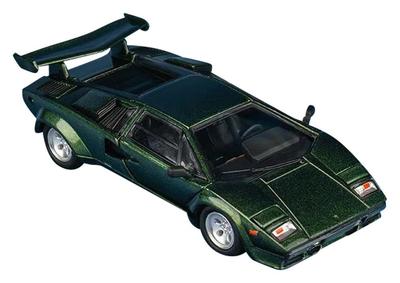 Freestyle Finclassically Scale Countach LP5000S Canepa Green with Complete Model FY64091 1/64 Wing,