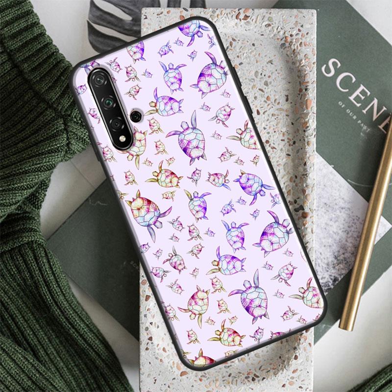 Cute Turtles Painted For Huawei Nova 10 9 SE 5T 12s 12i 11i Y91 Y90 Y60 Y70 Y72 Y61 P60 Pro P20 P40 P30 Lite Case