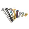 4PCS Titanium Bolts M8x10 15 20 25 30 35 40 50 60 70mm Torx