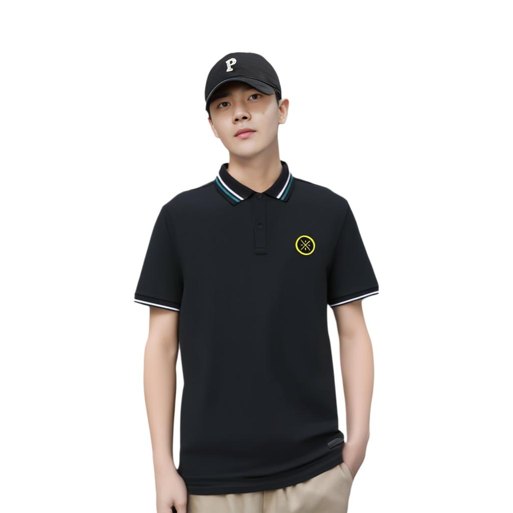 Li-Ning Way Of Wade Logo Polo Shirt 'Black' Men's APLQ211-1