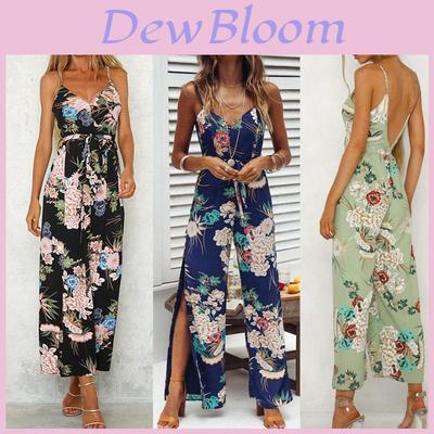 Premium Quality New Women's Floral Playsuit Bodycon Party Jumpsuit And Romper Trousers For Effortless Style
