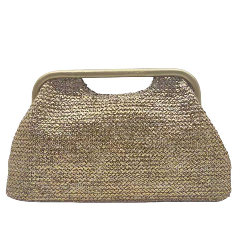 New Trendy Straw Woven Handbag Women Causal Linen-Cotton Braided Bag Picnic Commuting Seaside Vacation Beach Bags
