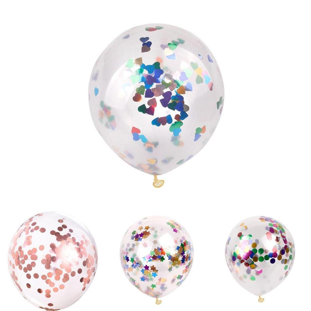 Vibrant 12" Confetti Balloon Latex Helium Perfect For Memorable Birthday Wedding Parties