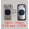 DIY Back Housing For iPhone XS Max Like 17 Pro Max Back Cover For iPhone XR To 17 Pro 11 To 17 Pro Housing X XS Up To 17 Pro