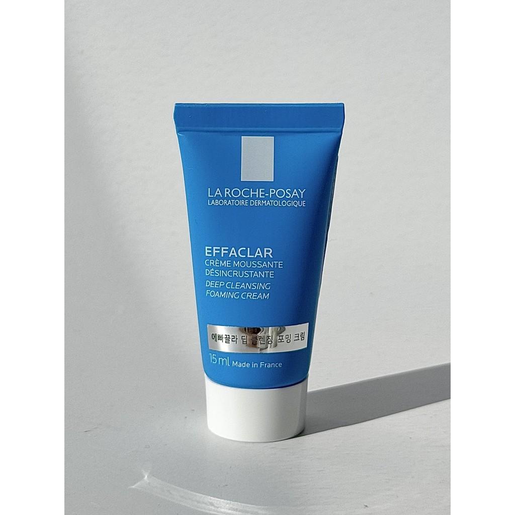 [LA ROCHE-POSAY] EFFACLAR Deep Cleansing Foaming Cream, 125mL / 15ml 15ml
