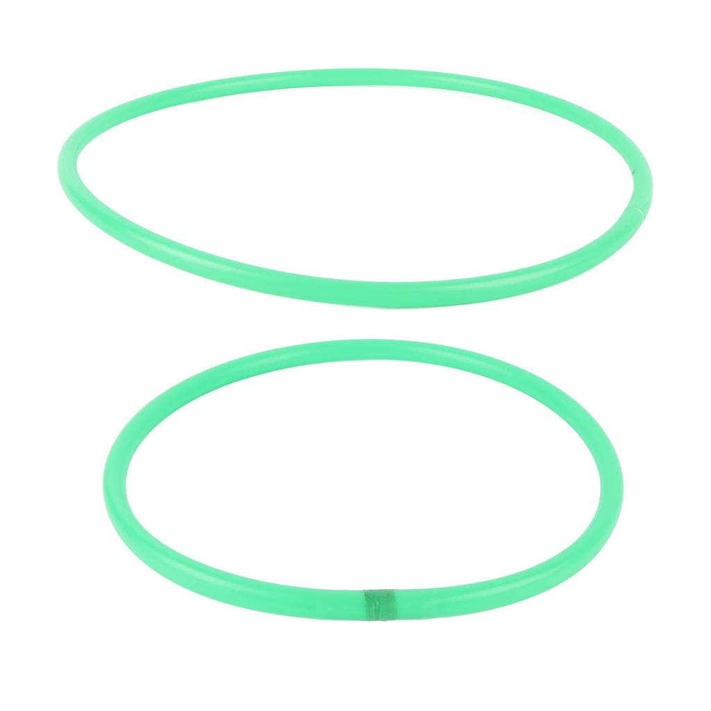10 Pcs Agility Speed Rings Balance Coordination Sensory Training Jumping Hoop Hollow Green 13.78in