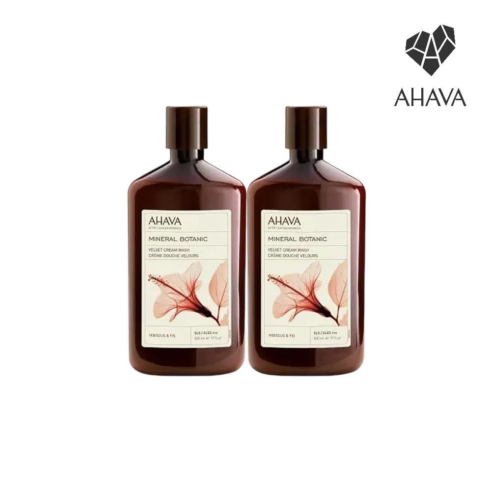 AHAVA Hibiscus Fig Cream Body Wash 500ml (2 bottles) Body Cleanser