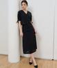 BIBYSEOB Ribbon Sleeve Cotton Blouse Black [T52]
