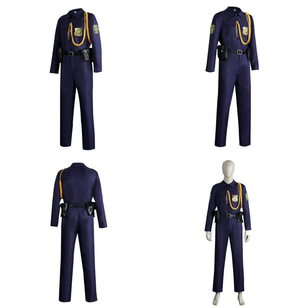 Zootopia Nick Officer Cosplay Costume For Halloween And Anime Role Play