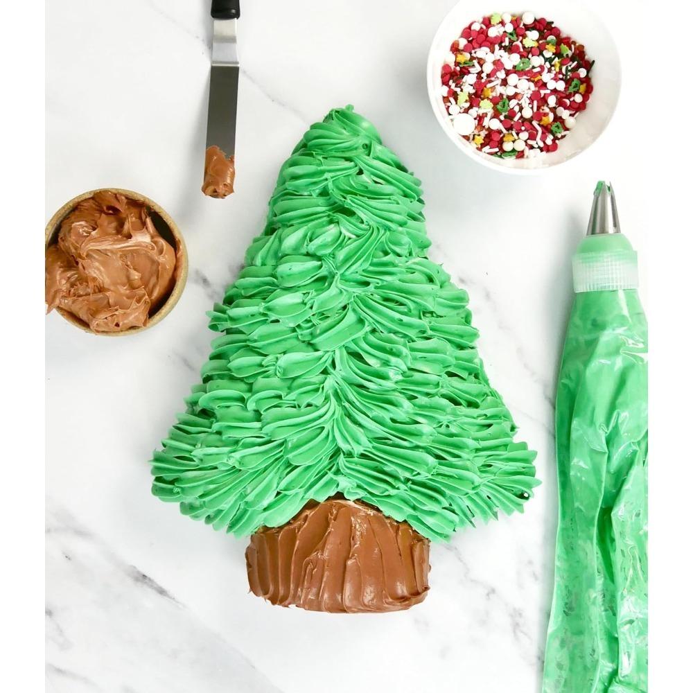 Christmas Baking Utensils Classic Green Christmas Tree Mold Cake Chocolate Jelly Mold Food Grade Silicone, Perfect for Christmas