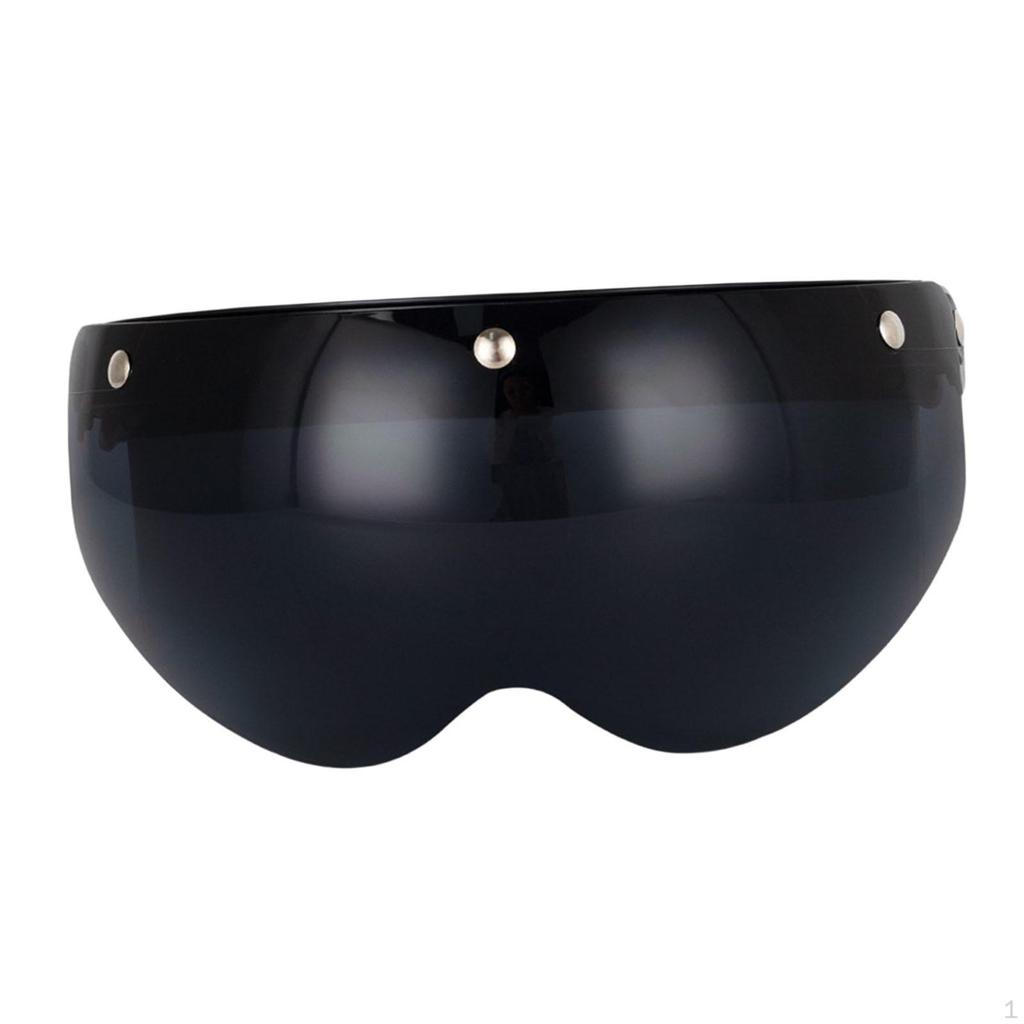 Helm Vizier Gezichtsschild Accessoire, Beschermend 3 Drukknopen Eenvoudige Installatie Reparatieonderdelen Omklapbaar