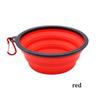 S 350Ml Collapsible Dog Pet Folding Silicone Bowl Outdoor Travel Portable Puppy Food Container Feeder Dish Bowl