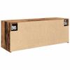 Bathroom Wall Cabinet with Rustic Wood Look 31.5 x 9.8 x 11.8 in (L x D x H) Engineered Wood
