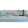 Modern Simple Pure Cotton Four-season Universal Cotton Sofa Cushion European Style Solid Color Fabric Non-slip Cotton Sofa Towel Cushion