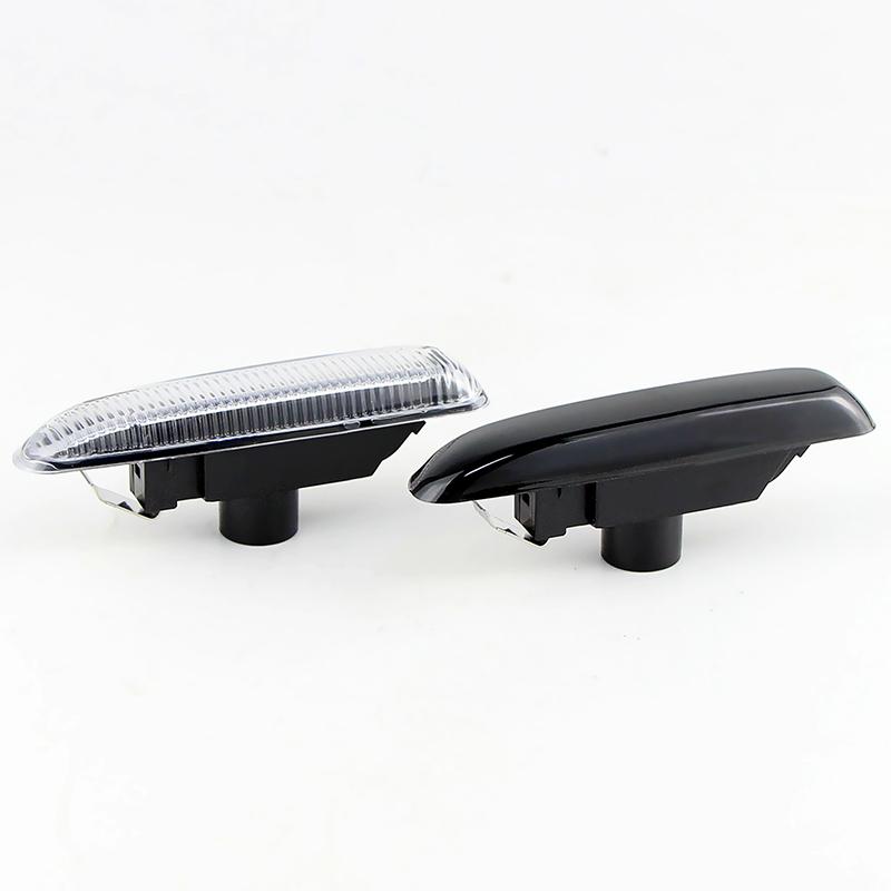 2PCS For BMW 3 Series E46 1997 1998 1999 2000-2001 Car Turn Signal Side Fender Marker Light Lamp Cover Shell Housing Left&Right