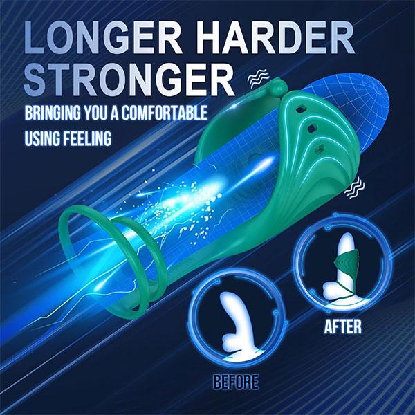 Masturbator Vibrating Cock Ring Sex Toys for Men with APP Remote Control Penis Vibrator Stimulator Hands Free Masturbators for Mens Pleasure Male