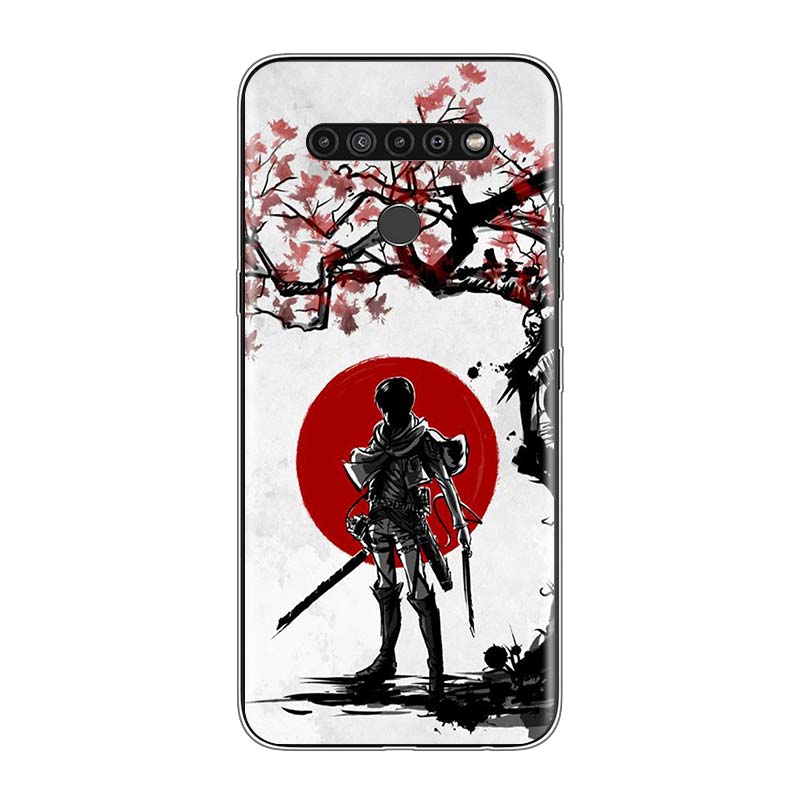 Japanese Red Sun Anime For LG V60 V50S V50 G8X G8S G8 G7 ThinQ 5G K61 K51S K41S K30 K20 Q60 Q9 Soft Phone Case