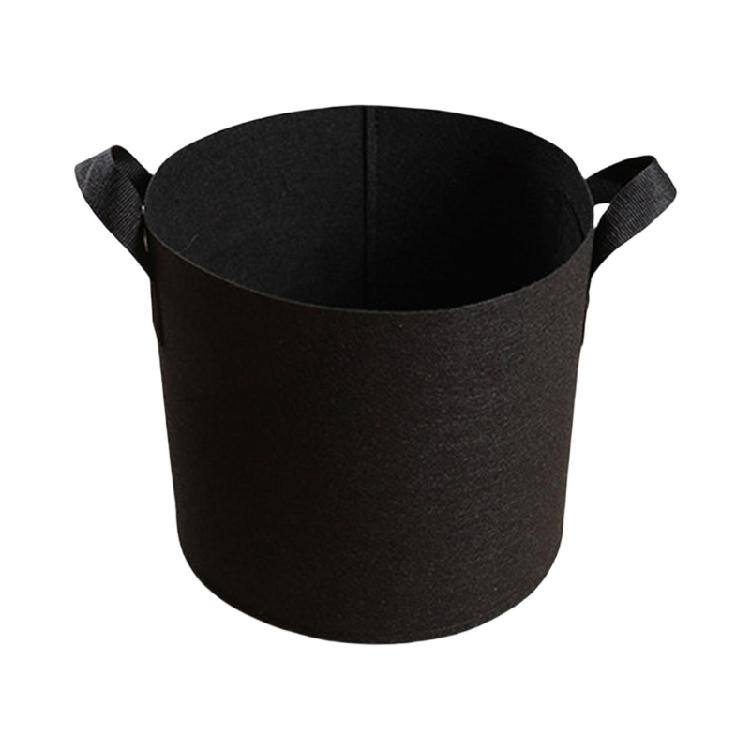 Nonwoven Fabric Grow Bags Garden Plant Pots with Handle Nonwoven Texture Suitable for Growth of Vegetables and Flowers