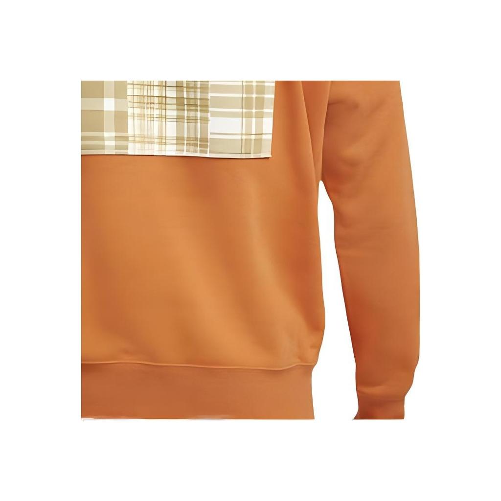 Nike Logo Print Crew Neck Sweatshirt Men Tops Orange DO2972-213