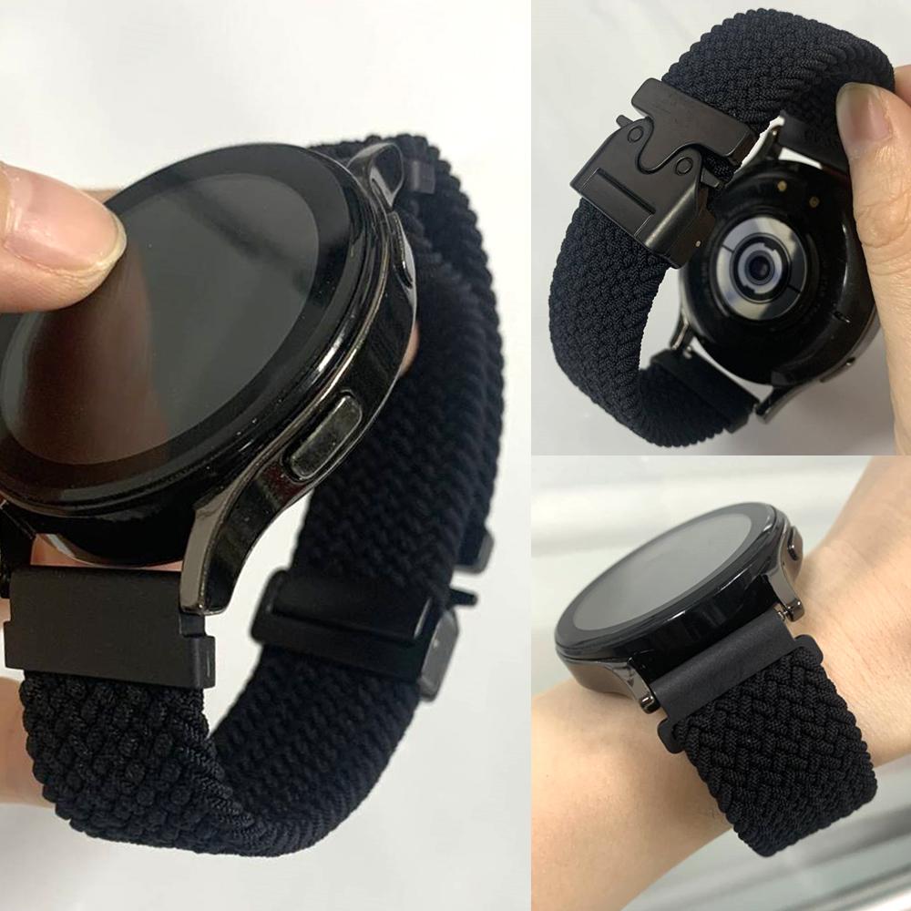 Für Huami AMAZFIT BALANCE 2/Active 2 Nylon Geflochtenes Uhrenarmband Für AMAZFIT BIP 6 5 GTR/GTS 2e 2 3 4 Elastisches Armband 20/22mm Band